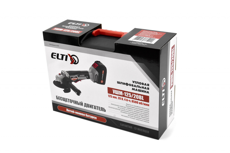 УШМ аккумуляторная ELTI УШМ-125-20BL